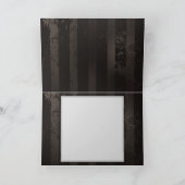 Steampunkdrachenfliegen auf braunem, gestreiften H Karte (Innenseite)