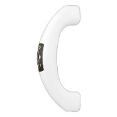 Steampunkdrachenfliegen auf braunem, gestreiften H Keramik Schrankknauf (Seitenansicht)