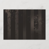 Steampunkdrachenfliegen auf braunem, gestreiften H Menükarte (Rückseite)