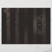 Steampunkdrachenfliegen auf braunem, gestreiften H Menükarte (Rückseite)