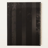 Steampunkdrachenfliegen auf braunem, gestreiften H Planer (Rückseite)