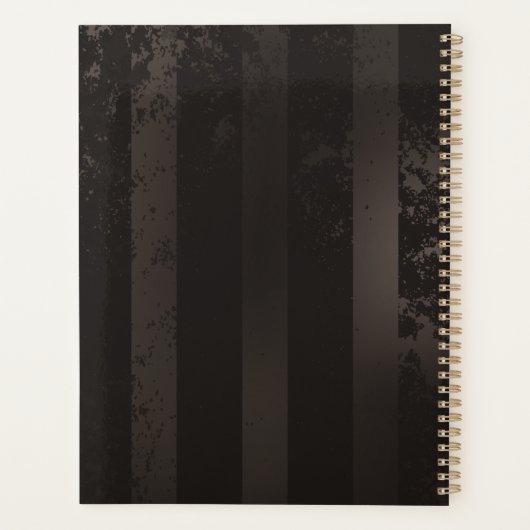 Steampunkdrachenfliegen auf braunem, gestreiften H Planer (Rückseite)