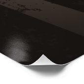 Steampunkdrachenfliegen auf braunem, gestreiften H Poster (Ecke)