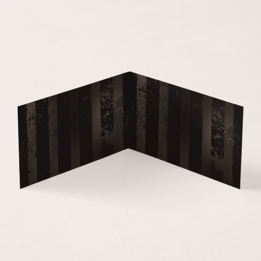 Steampunkdrachenfliegen auf braunem, gestreiften H Visitenkarten (Innenseite)