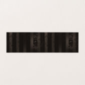 Steampunkdrachenfliegen auf braunem, gestreiften H Visitenkarten (Innenseite Aufgefaltet)