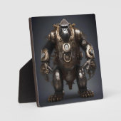Steampunked Mad Gorilla Fotoplatte (Vorderseite)