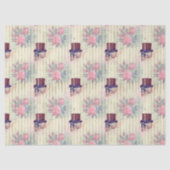 Steampunkel Skulls und Rose Decoupage Seidenpapier (Vorderseite)