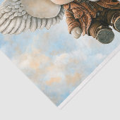 Steampunkelefonie mit Ohrflügel AV6 Decoupage Seidenpapier (Ausschnitt)