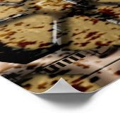 Steampunken, phantastische Dampf-Libellen Poster (Ecke)