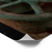 Steampunken - Rohre und Ventile Poster (Ecke)