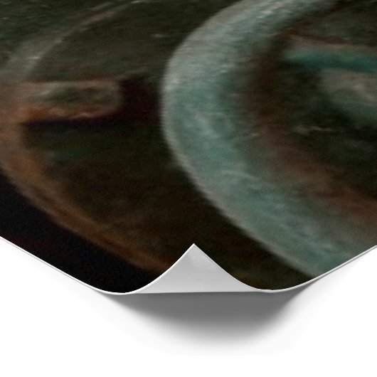 Steampunken - Rohre und Ventile Poster (Ecke)