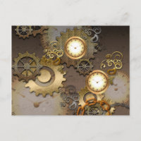 Steampunken, Uhren und Gänge