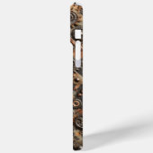 Steampunker-Camouflage, Industriedesign, Tarnung Case-Mate iPhone Hülle (Rückseite / Links)