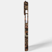 Steampunker-Camouflage, Industriedesign, Tarnung Case-Mate iPhone Hülle (Rückseite / Links)