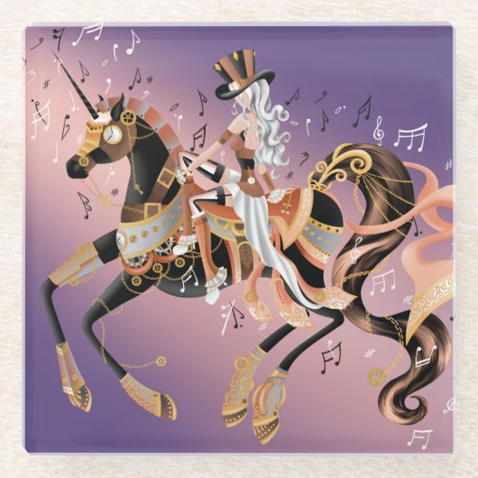 Steampunker Mechanischer Untersetzer (Vorderseite)