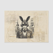 Steampunker mit sonnigen Ohren Seidenpapier (Vorderseite)