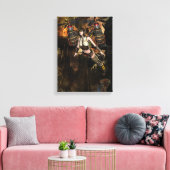 Steampunkfliegermagazin Leinwanddruck (Insitu (Wohnzimmer))