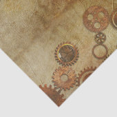 Steampunkgears Vintag erschüttert Seidenpapier (Detail)