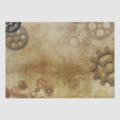 Steampunkgears Vintag erschüttert Seidenpapier (Vorderseite)