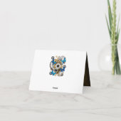 Steampunkgeere und blaue Schmetterlinge (Rückseite)