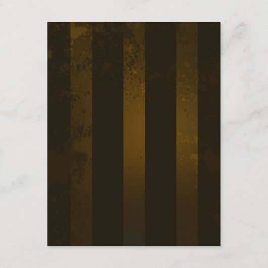 Steampunkgeere und blaue Schmetterlinge Begleitkarte (Rückseite)