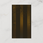 Steampunkgeere und blaue Schmetterlinge Begleitkarte (Rückseite)