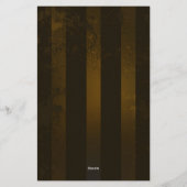 Steampunkgeere und blaue Schmetterlinge Briefpapier (Rückseite)