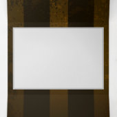 Steampunkgeere und blaue Schmetterlinge Dreifach Gefaltete Einladung (Innenseite Mitte)