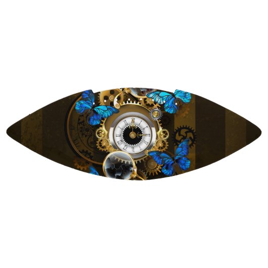 Steampunkgeere und blaue Schmetterlinge Football (Panel)