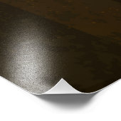 Steampunkgeere und blaue Schmetterlinge Fotodruck (Ecke)