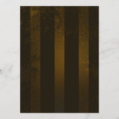 Steampunkgeere und blaue Schmetterlinge Menükarte (Rückseite)