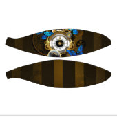 Steampunkgeere und blaue Schmetterlinge Mini Basketball (Panele)