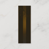 Steampunkgeere und blaue Schmetterlinge Mini Visitenkarte (Rückseite)