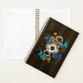 Steampunkgeere und blaue Schmetterlinge Planer (Anzeige)