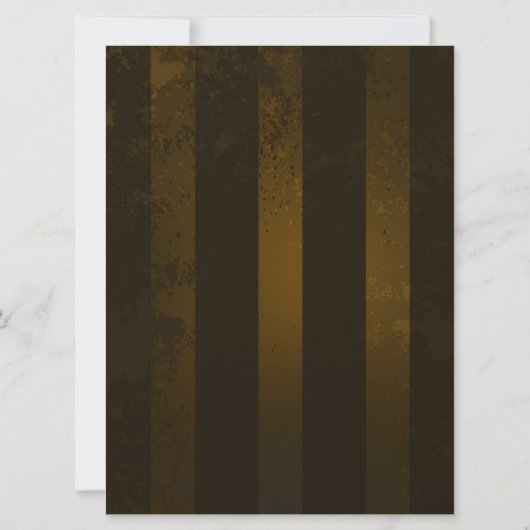 Steampunkgeere und blaue Schmetterlinge Save The Date (Rückseite)