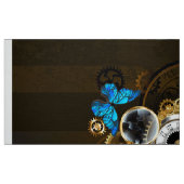 Steampunkgeere und blaue Schmetterlinge Stoff (Fat Quarter (45,7 x 55,9 cm))