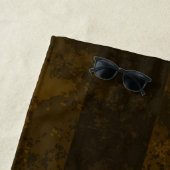 Steampunkgeere und blaue Schmetterlinge Strandtuch (Beispiel)