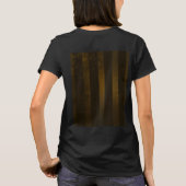 Steampunkgeere und blaue Schmetterlinge T-Shirt (Rückseite)