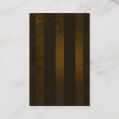 Steampunkgeere und blaue Schmetterlinge Visitenkarte (Rückseite)