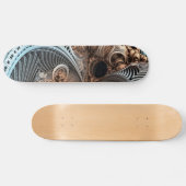 Steampunkgetriebe Skateboard (Horizontal)