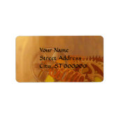 Steampunkgetriebekonstruktion Adressaufkleber (Vorne)