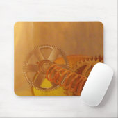 Steampunkgetriebekonstruktion Mousepad (Mit Mouse)
