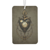 Steampunkherz Autolufterfrischer (Rückseite)