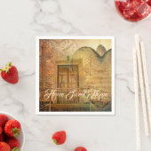 Steampunkherz, Fenster und Uhr Serviette (Beispiel)