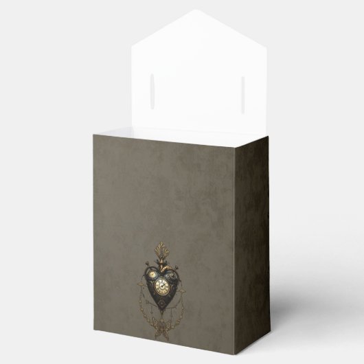 Steampunkherz Geschenkschachtel (Geöffnet)