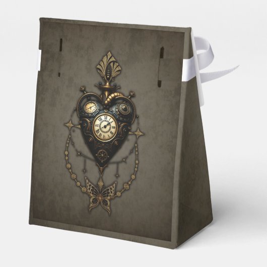 Steampunkherz Geschenkschachtel (Rückseite)