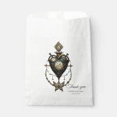 Steampunkherz Geschenktütchen (Vorderseite)