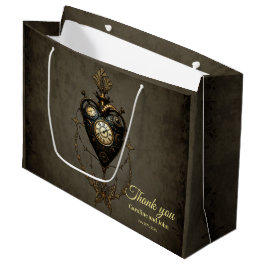 Steampunkherz Große Geschenktüte