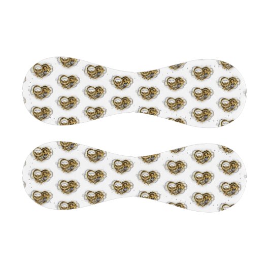 Steampunkherz mit Manometer Baseball (Paneele)