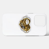 Steampunkherz mit Manometer Case-Mate iPhone Hülle (Rückseite (Horizontal))